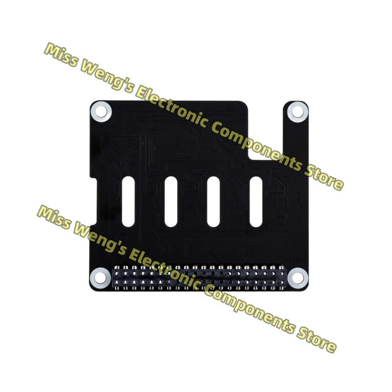 PCIe expansion board, 4-channel PCIe interface, stackable module adapter board, PCIe TO 4-CH PCIe HAT
