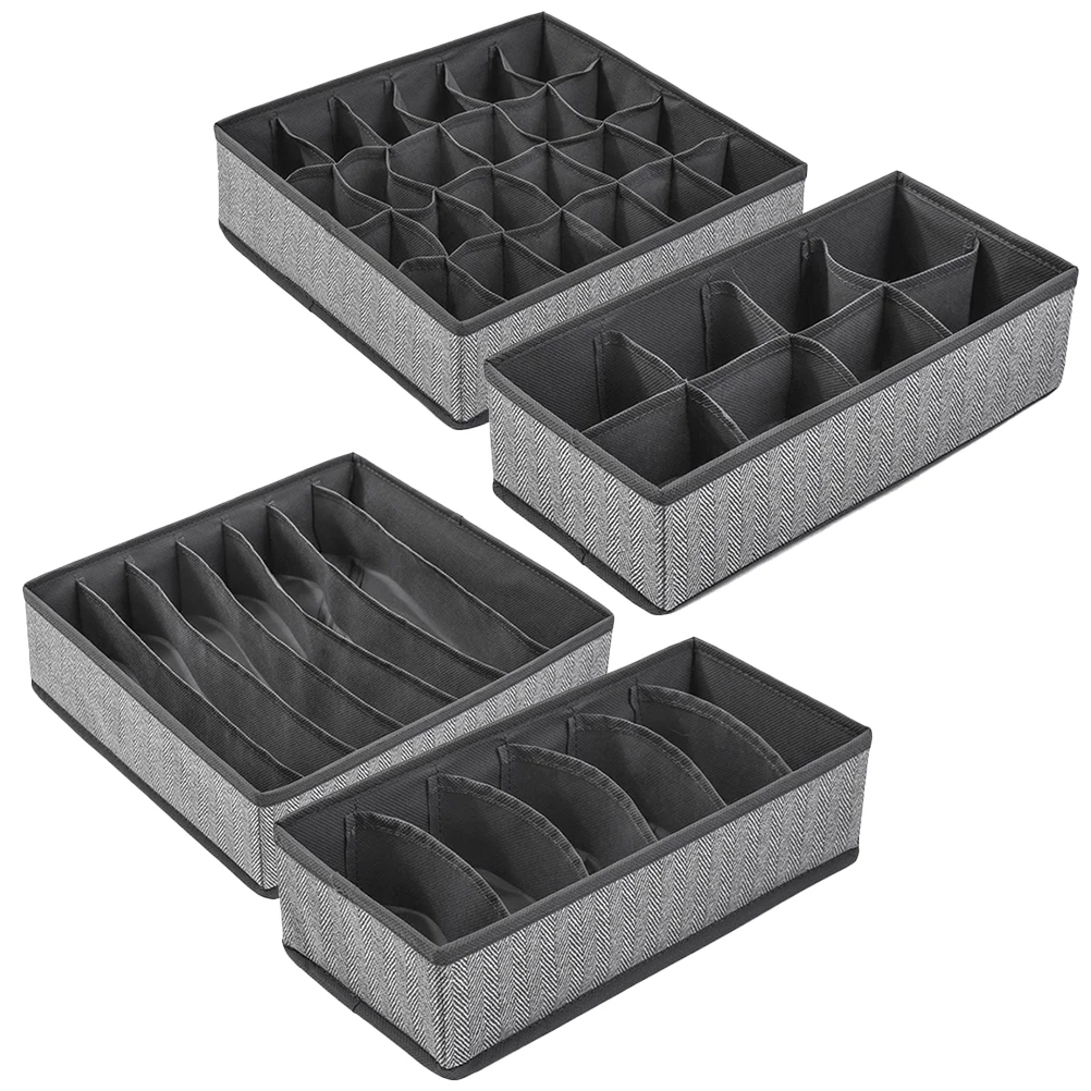 

Foldable Underwear Storage Holder Bras Socks ganizer Nonwoven Oxford Cloth Closet Drawer Wardrobe Tidy Multi functional