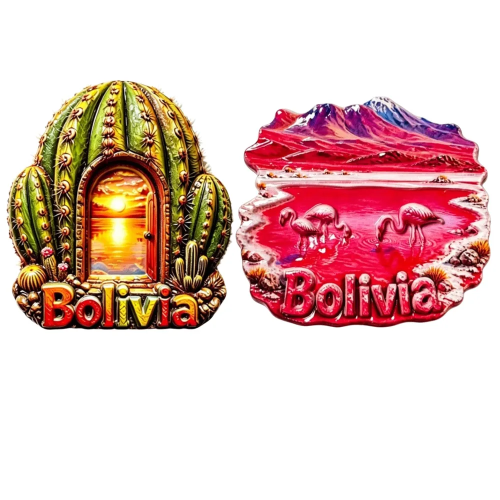 South America  Bolivia  3D Fridge Magnets Tourism Souvenir Refrigerator Magnets Sticker
