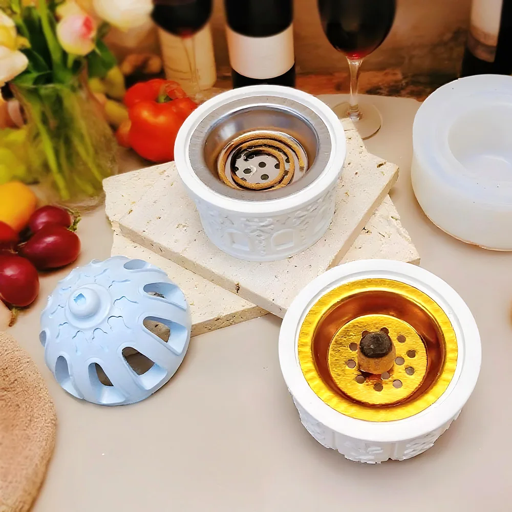 Arabic Mold High Quality Aromatherapy Mold Incense Burner Mold Diy For Desk Decoration Home Decor Festival Gift