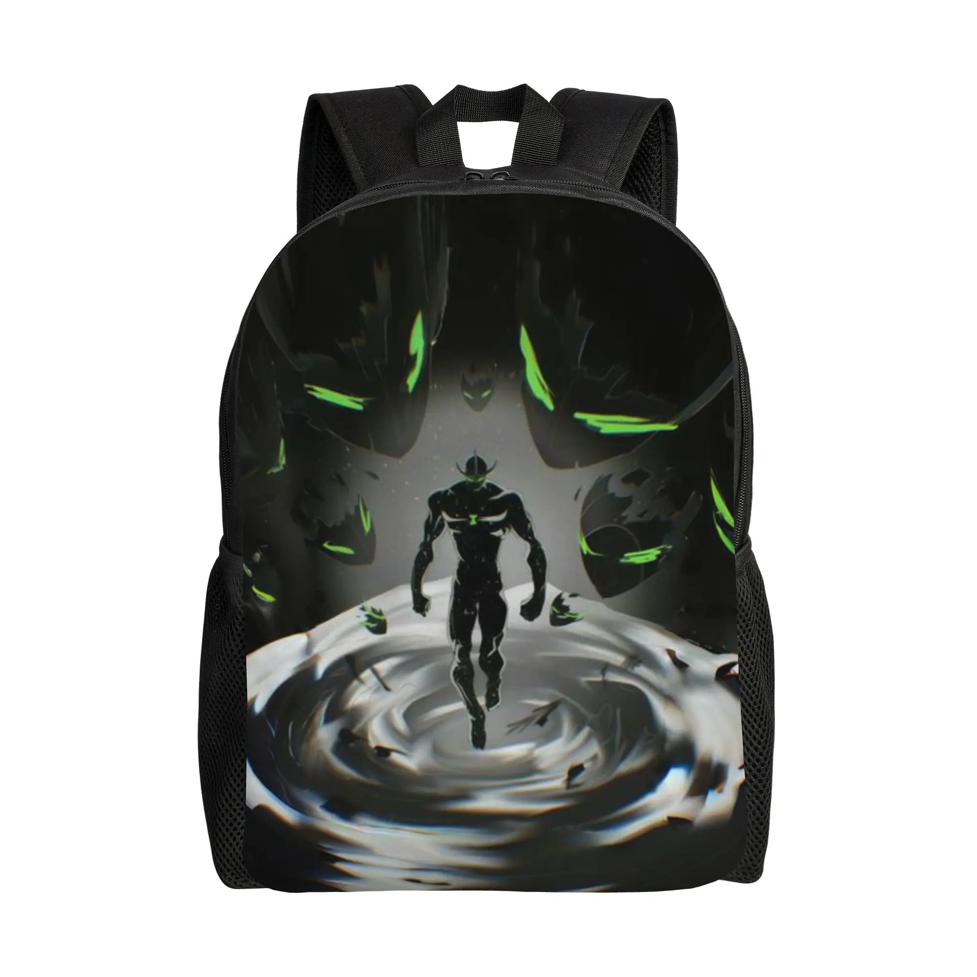 

Back to school season New Alien X Abstract Art Laptop Bag Ben 10 Men Women Adult Backpack
