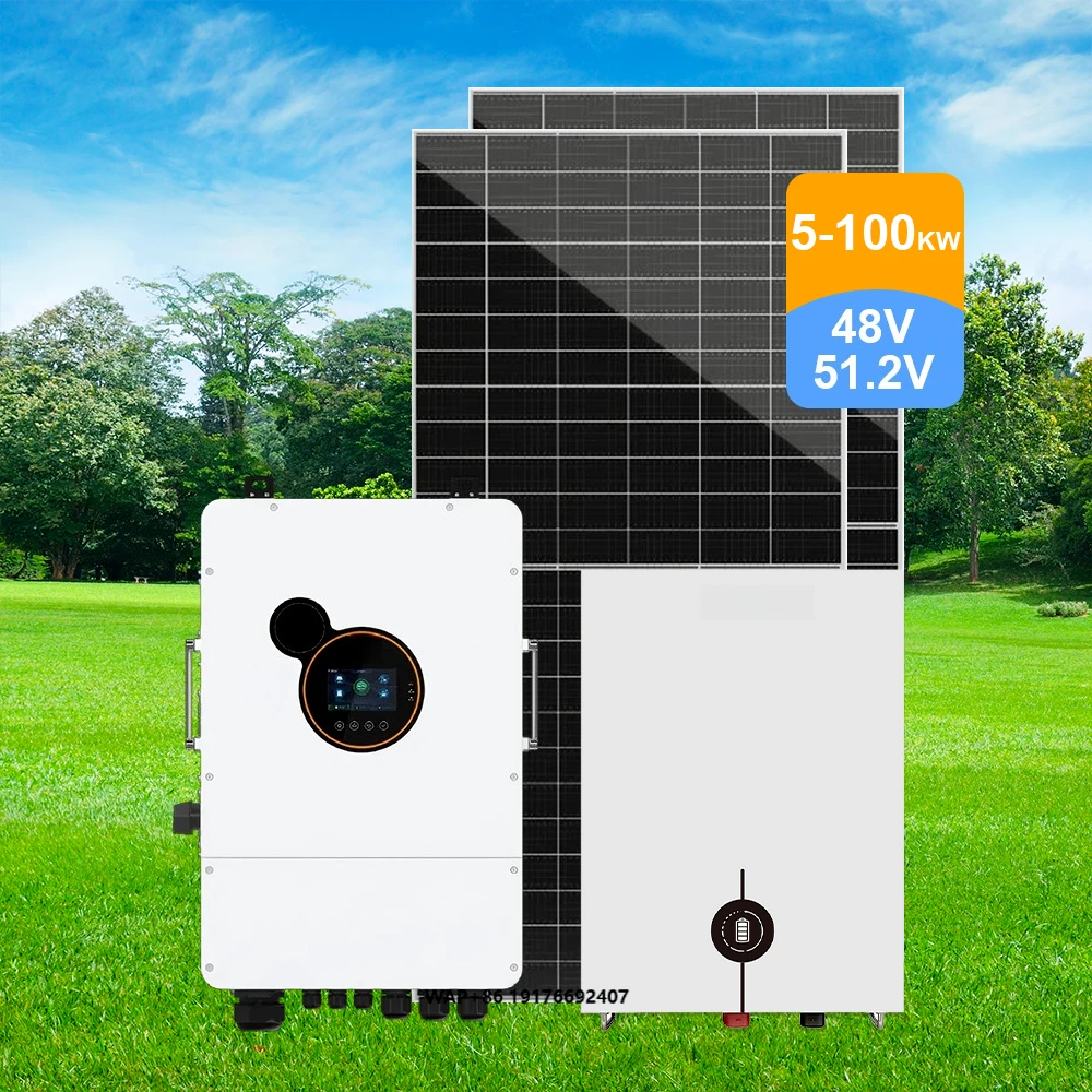 Off Grid Solar All in One Energy Power System Residential 6kW Hybrid 10 Kilowatt Complete 5kW Solar System for Home