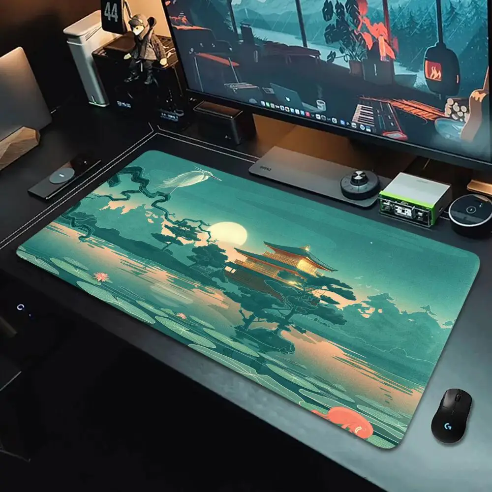 

Chinese Style Art Large Mouse Pad Gaming Mousepad PC Gamer Mouse Mat Computer Office Keyboard Mat Desk Pad XXL Laptop Mausepad