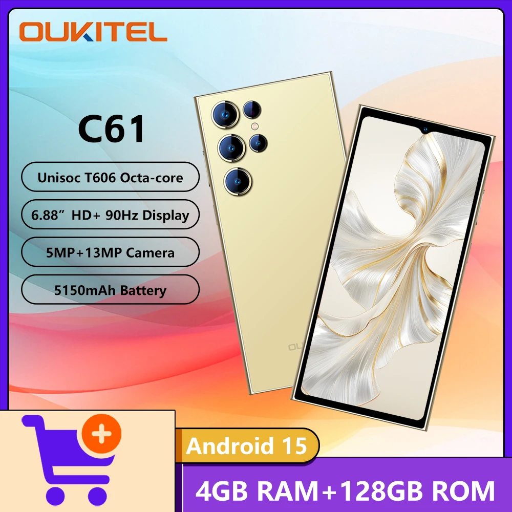 Смартфон OUKITEL C61/C61 PRO Unisoc T606 4G 6,88 