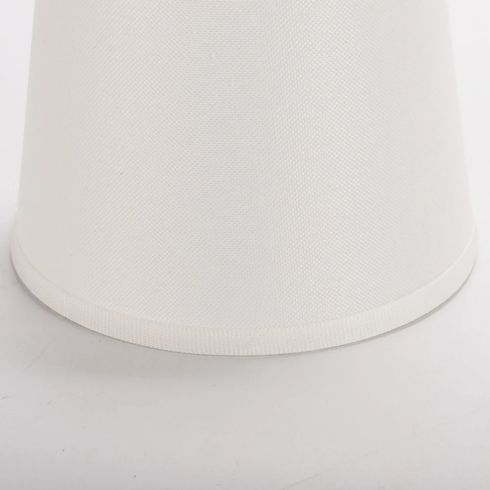 

6 шт. льняной абажур, белый декоративный зажим на светильниках для подвесных настенных бра Ch, защитные лампы-эбрабры, легкие