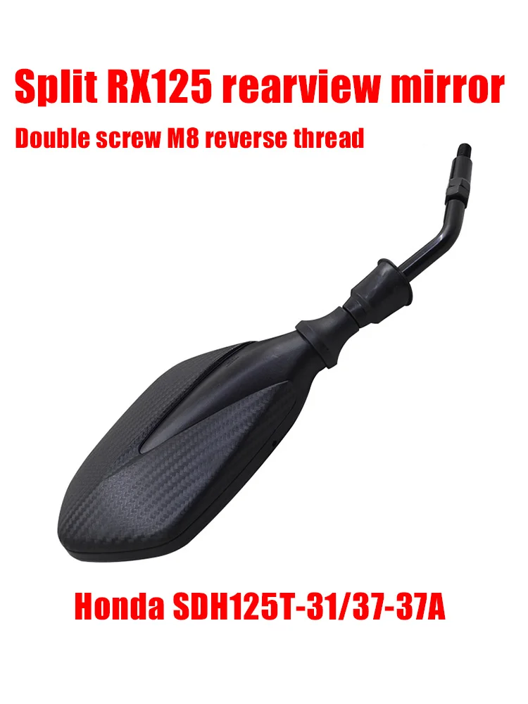 Motorcycle Rearview Mirror For Honda Elite 125 RX125 8mm Anti-clockwise Mounting Screw