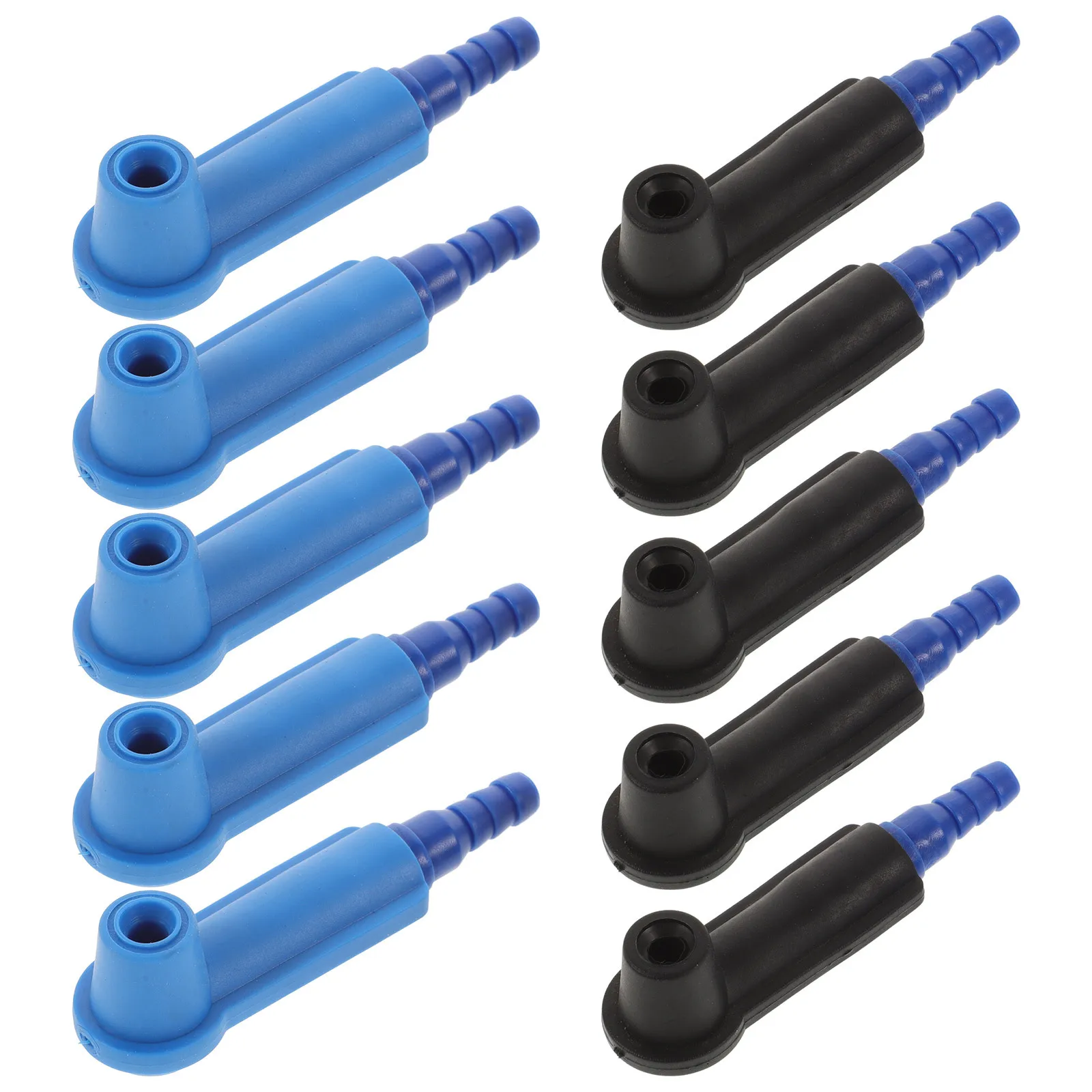 

10Pcs Brake Bleeder Connectors Blue Versatile Brake Fluid Replacement Adapter for Auto Motorcycle Truck Maintenance Tool