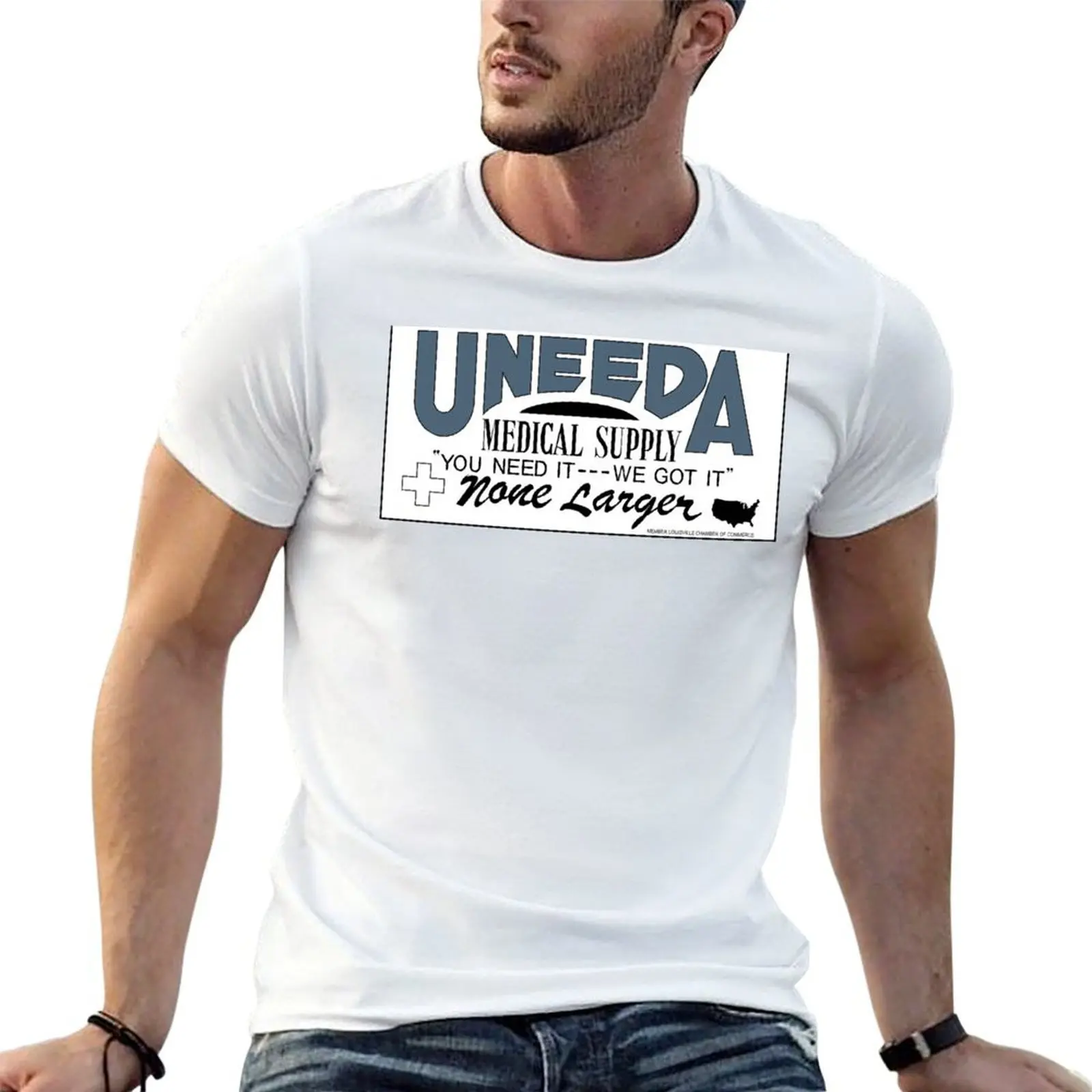 

Uneeda Medical Supply (Return of the Living Dead) T-Shirt man t shirt luxury man t shirt heavy cotton T-Shirt