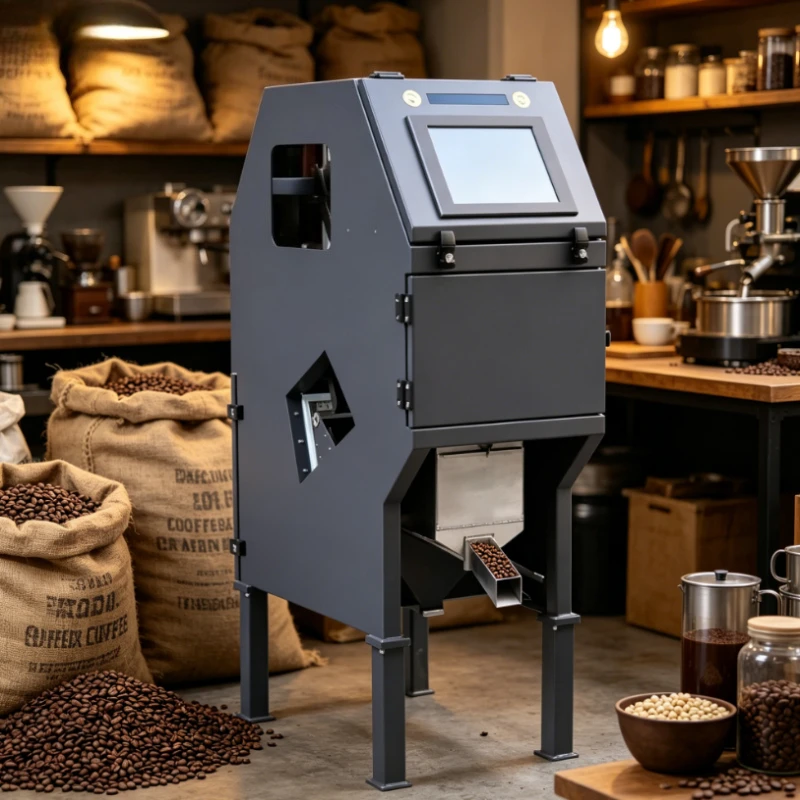 Customized New Generation Optical Color Sorter Machine for Green & Roasted Coffee Beans, Sorting and Separating Equipment