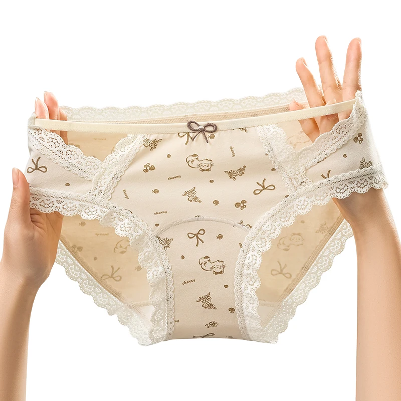 3Pcs Women Underwear Seamless Panties for Underpants Lady Fancy Women's Briefs Lace Fashion Women's Panties Set Lingerie Sexy