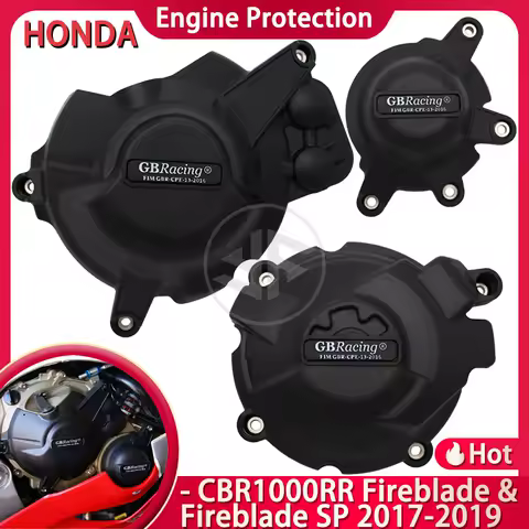 For HONDA CBR1000RR Fireblade &amp; Fireblade SP 2017 2018 2019 Motorcycle Accessories GB Racing Secondary Engine Protection Cover