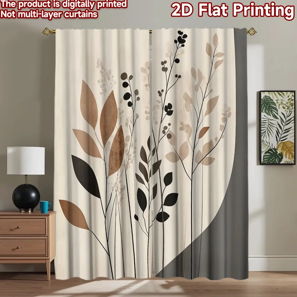 

1pc 2D flat Photography Backdrop Photography Banner Botanical Silhouette 100% Polyester Holiday Decorations Use for Suitable for