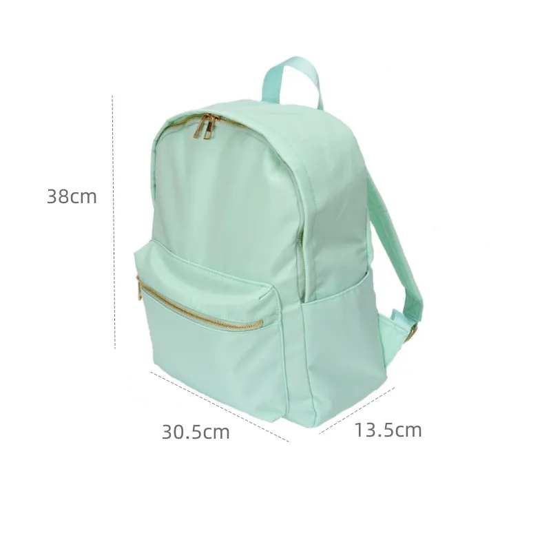 Blue Classical School Backpack for Girls Boys Waterproof Bookbag for Women Men College Student School Bag Lightweight Daypack