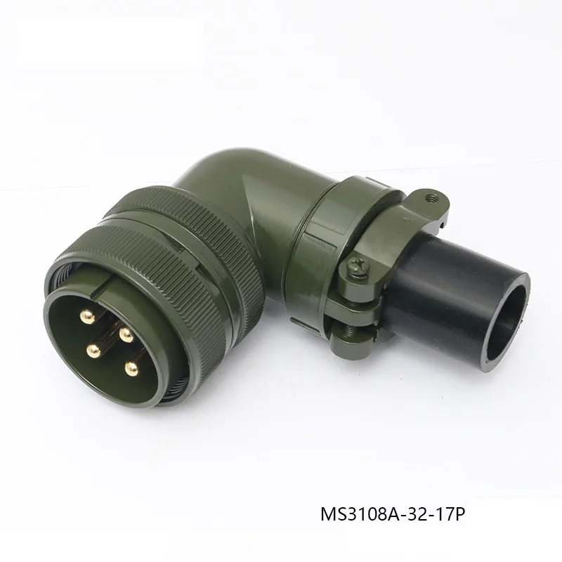 

MS5015 MS3108A 32-17S MS3102A 32-17P 32-17 4 Core U.S. Military Standard Aviation Plug Socket Connector 4 Pin 4P