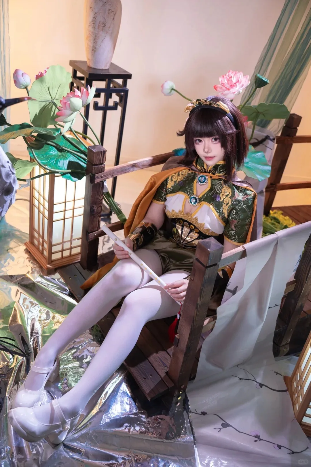Kisekiya@Game Three Kingdoms Kill Big Bridge Cospaly Costumes Ancient style Sexy Bodycon Dress Wig Accessory Halloween Carnival