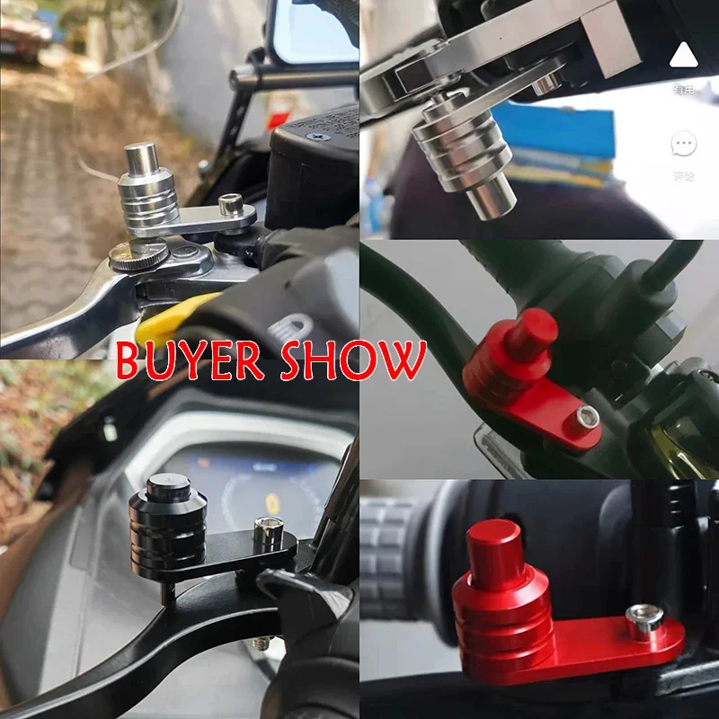 Motorcycle Accessorie Brake Lever Parking Switch Button Auxiliary Lock For Honda PCX125 PCX150 PCX160 NC700X NC700D NC750X CT125