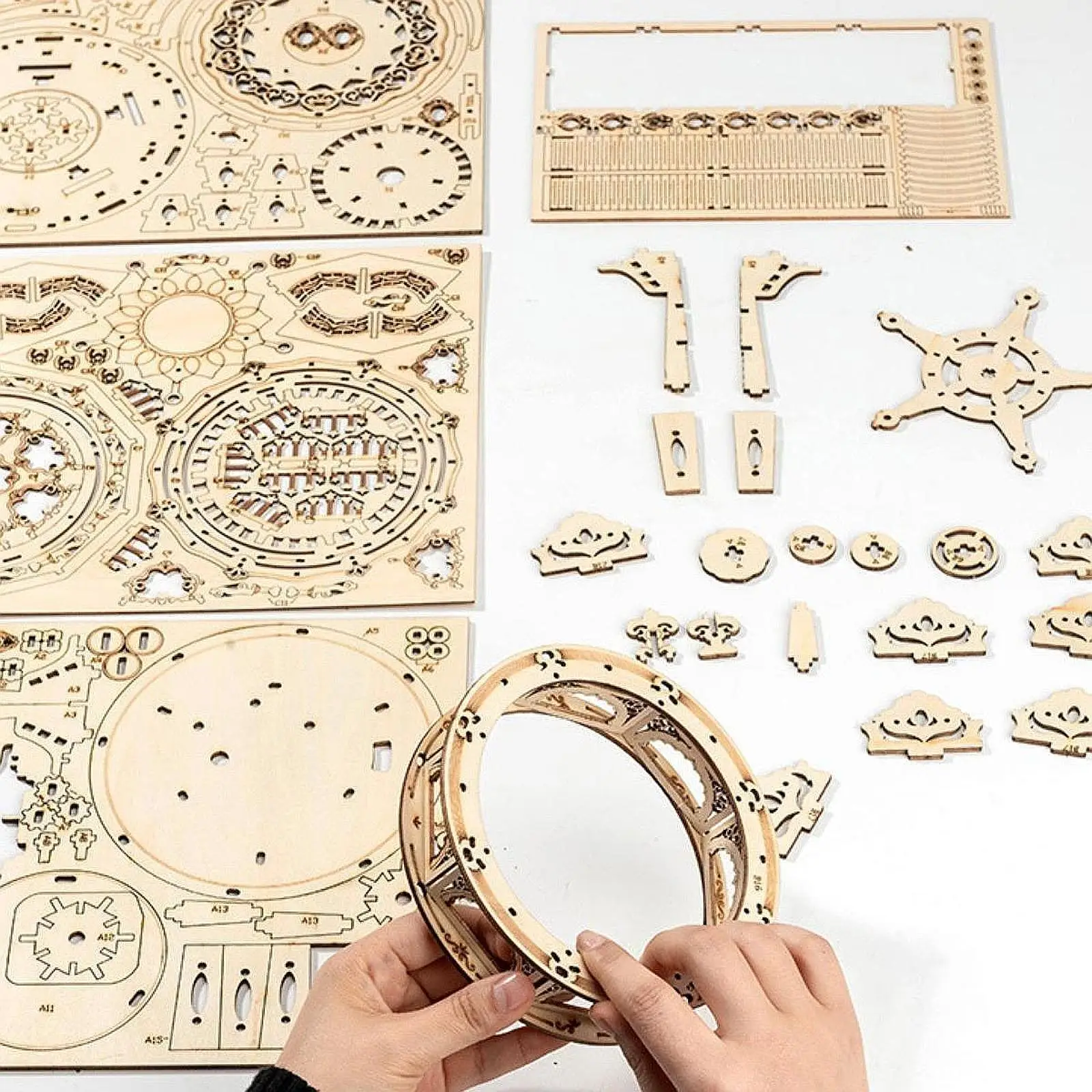 

Wooden Puzzle Valentines Day Gifts for Kids Crafts Globe Model Building