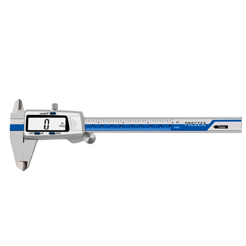 Et52 Stainless Steel Caliper 150Mm 6 Inches Measuring Instrument Electronic Display Micrometer