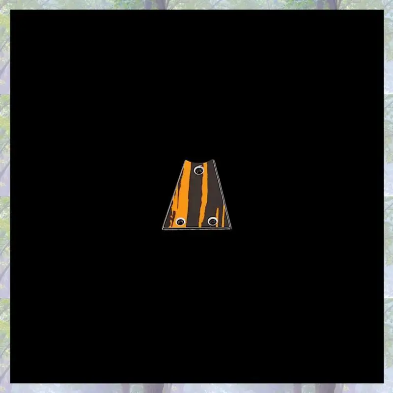 3 رقائق مثلث الغيتار الجمالون غطاء قضيب 3 حفرة الجمالون قضيب لوحة لقطع غيار الغيتار الكهربائي باس