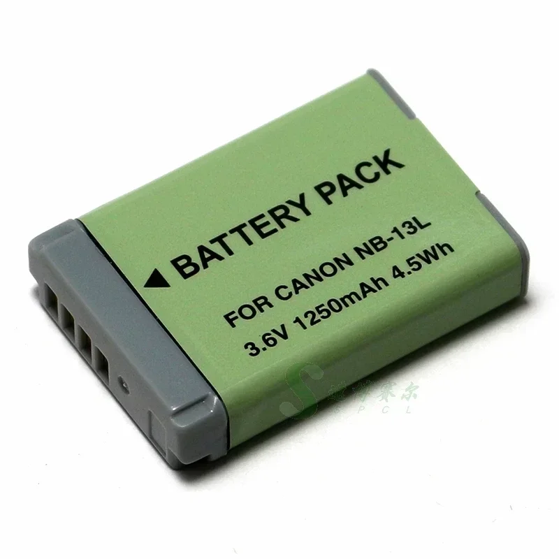 Dubbele oplader of NB-13L 1250mAh batterij voor Canon PowerShot G5X G7X G9X PowerShot G5X Mark II G7X Mark II G9X Mark II camera