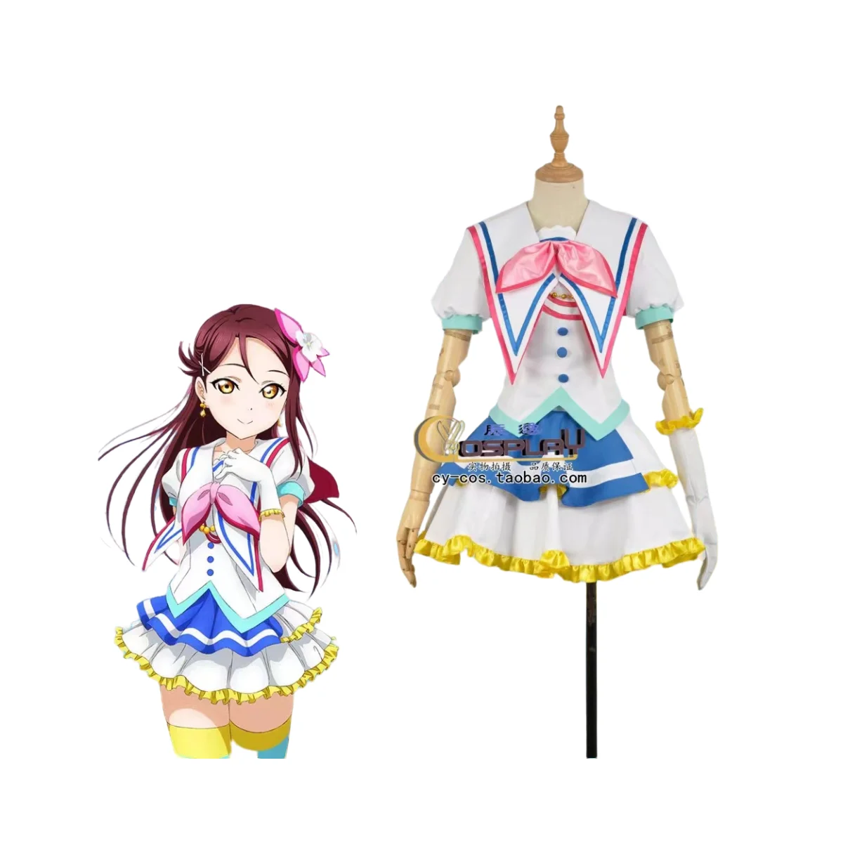 ¡2018 Love Live! ¡Sunshine! Aqours Kurosawa Dia Kunikida Hanamaru Jumping Heart, uniformes de todos los miembros, disfraz de Cosplay