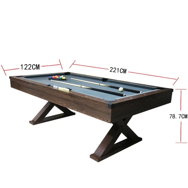 

7.2ft Billiard Pool Table Customizable Accepts For Indoor Snooker & Billiard Tables