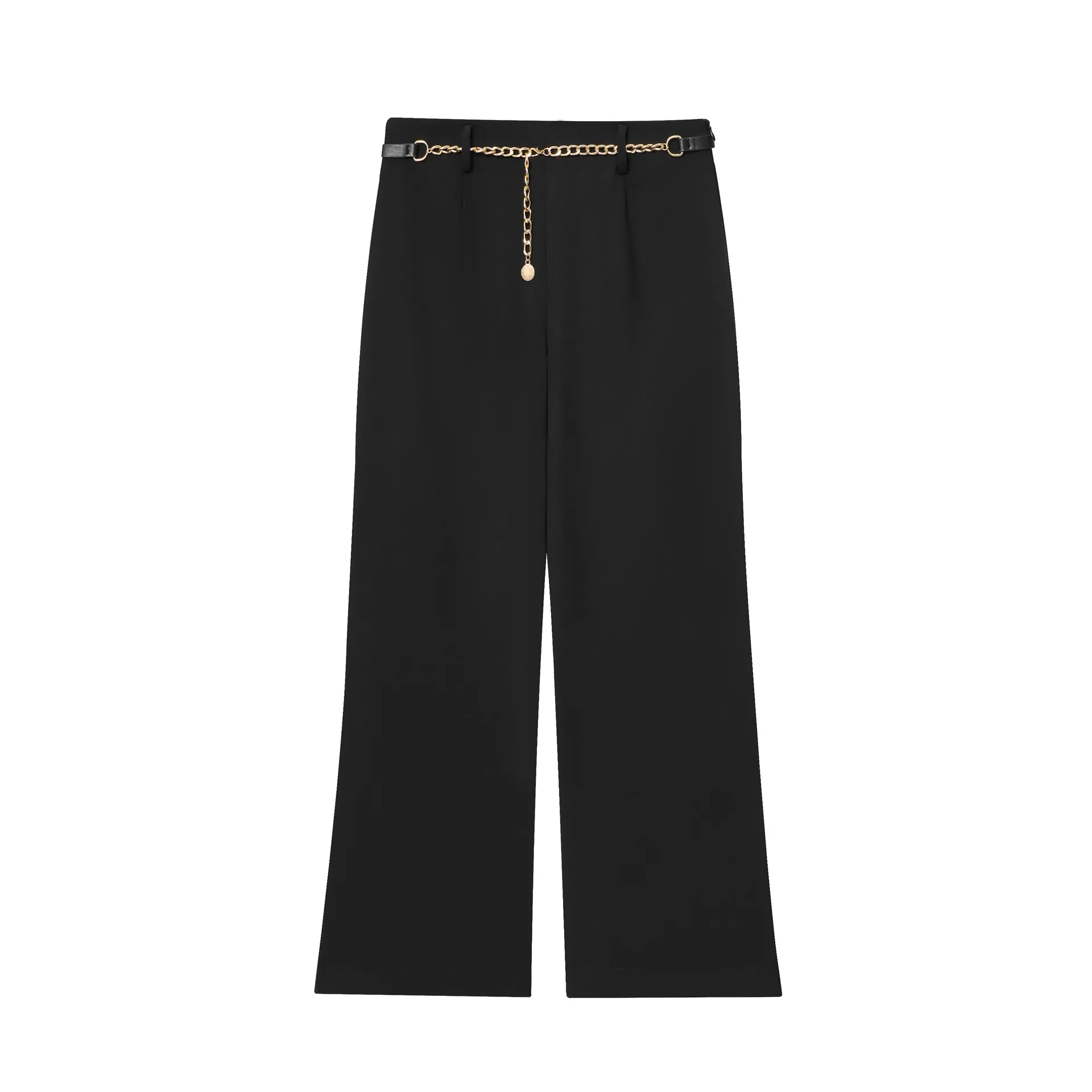 European and American style women's clothing autumn new fashion short style double breasted suit jacket high waisted pants