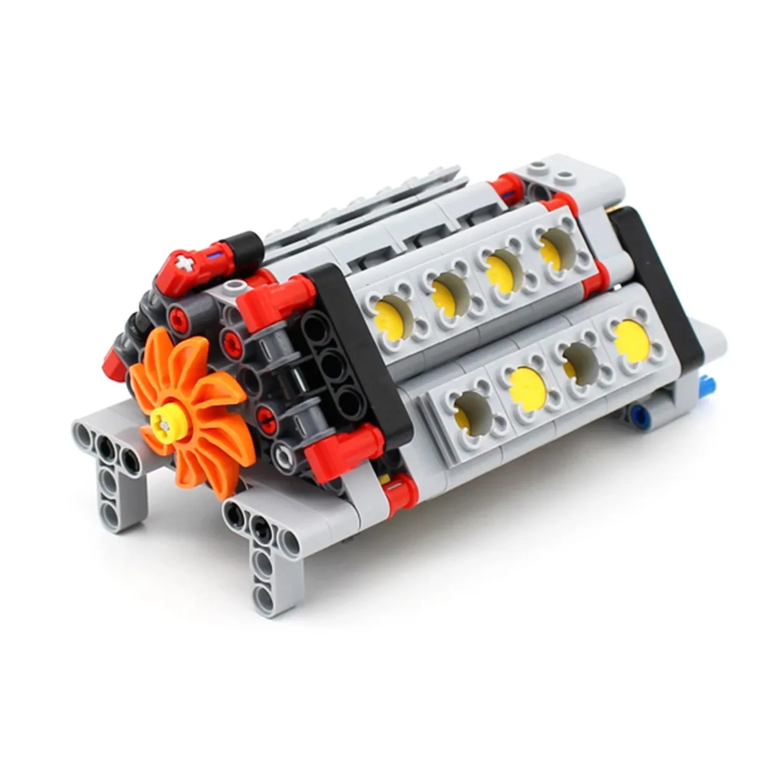 

Simulated V16 Engine Model Building Blocks Kit Educational STEM Toy Gift for Kids & Building Fun