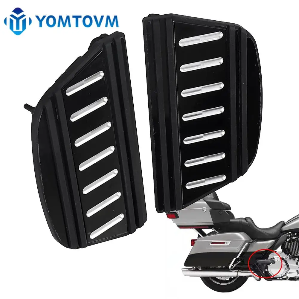 

Motorcycle Rear Foot Rider Driver Foot Rest Floorboards For Harley Street Road Glide FLHTK