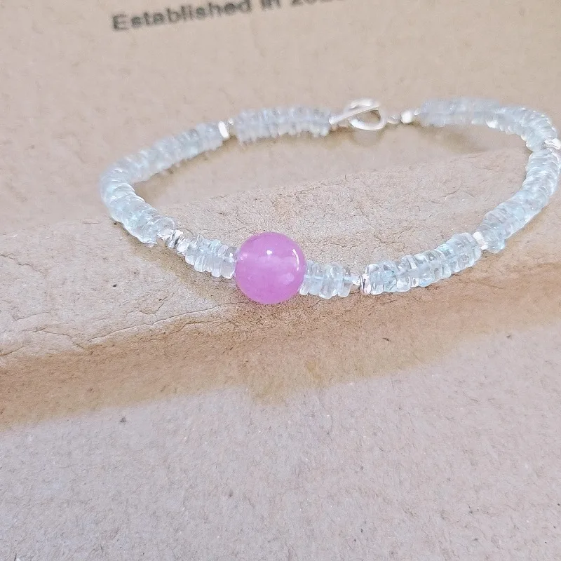 ナチュラル 925 シルバー OT バックル ブレスレット、艶をかけられたブレスレット、日常の多用途でシンプルなスタイル