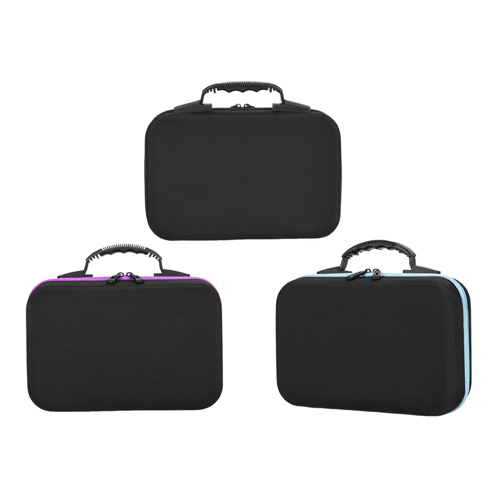 Portable Oil Nail Polish Bag Compact Hard Shell Essential Oils Organizer with Handle for Salon and Home Use