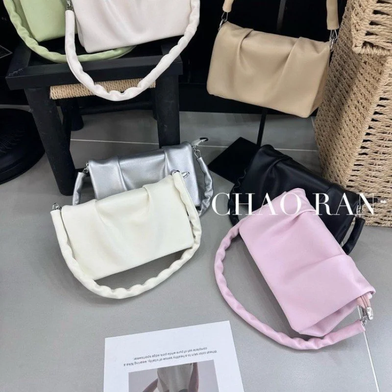 

Женская роскошная сумка через плечо с элегантным дизайном из натуральной кожи для классического образа