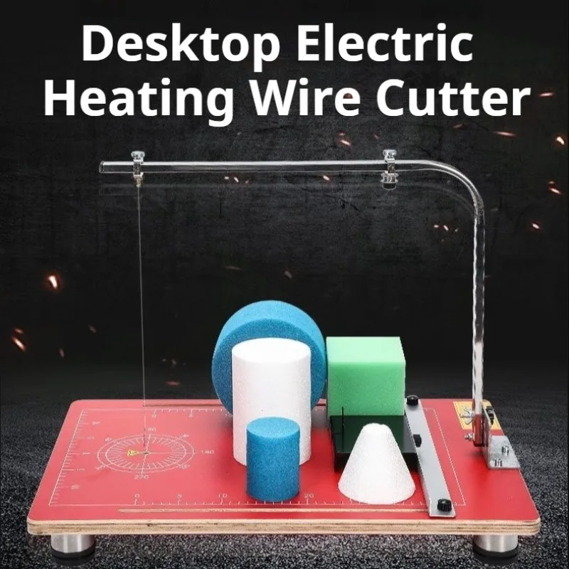 Horizontal Hot Wire Foam Cutter Adjustable Height Electric Heating Cutting Tool Foam Box DIY Craft Packaging Material Tool