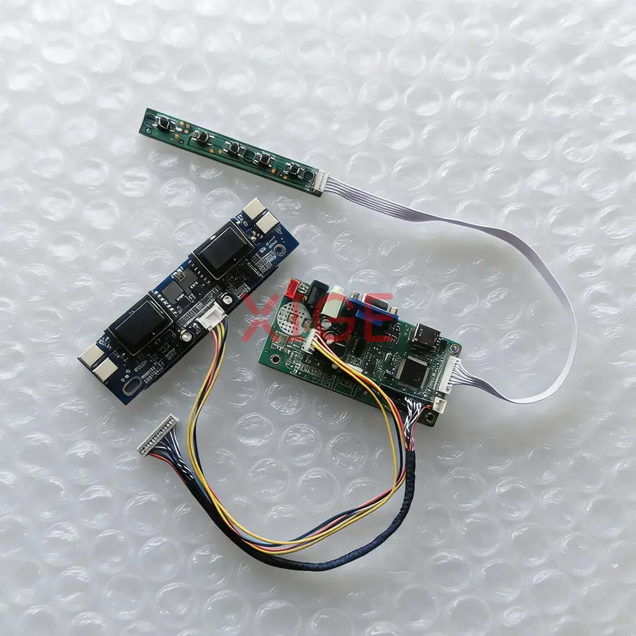 For LTM153W1 LTM170W1 M170XW01 LM171W01 LCD Screen Drive Controller Board DIY Kit 20 Pins LVDS 1280x768 4-CCFL 1280*768 VGA+HDMI