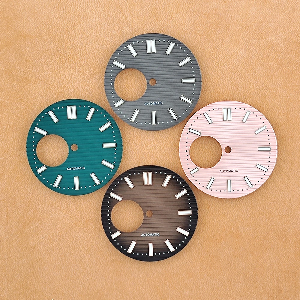 

29.8mm NH38 Dial Hollow Out Dial Green Luminous for Nautilus NH38 Movement Watch Accessories Repair Tools