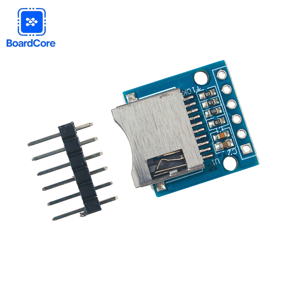 1-10pcs Micro SD Card Module TF Card Reader Data Storage Shield 3.3V Regulator Level Conversion with Pins for Arduino