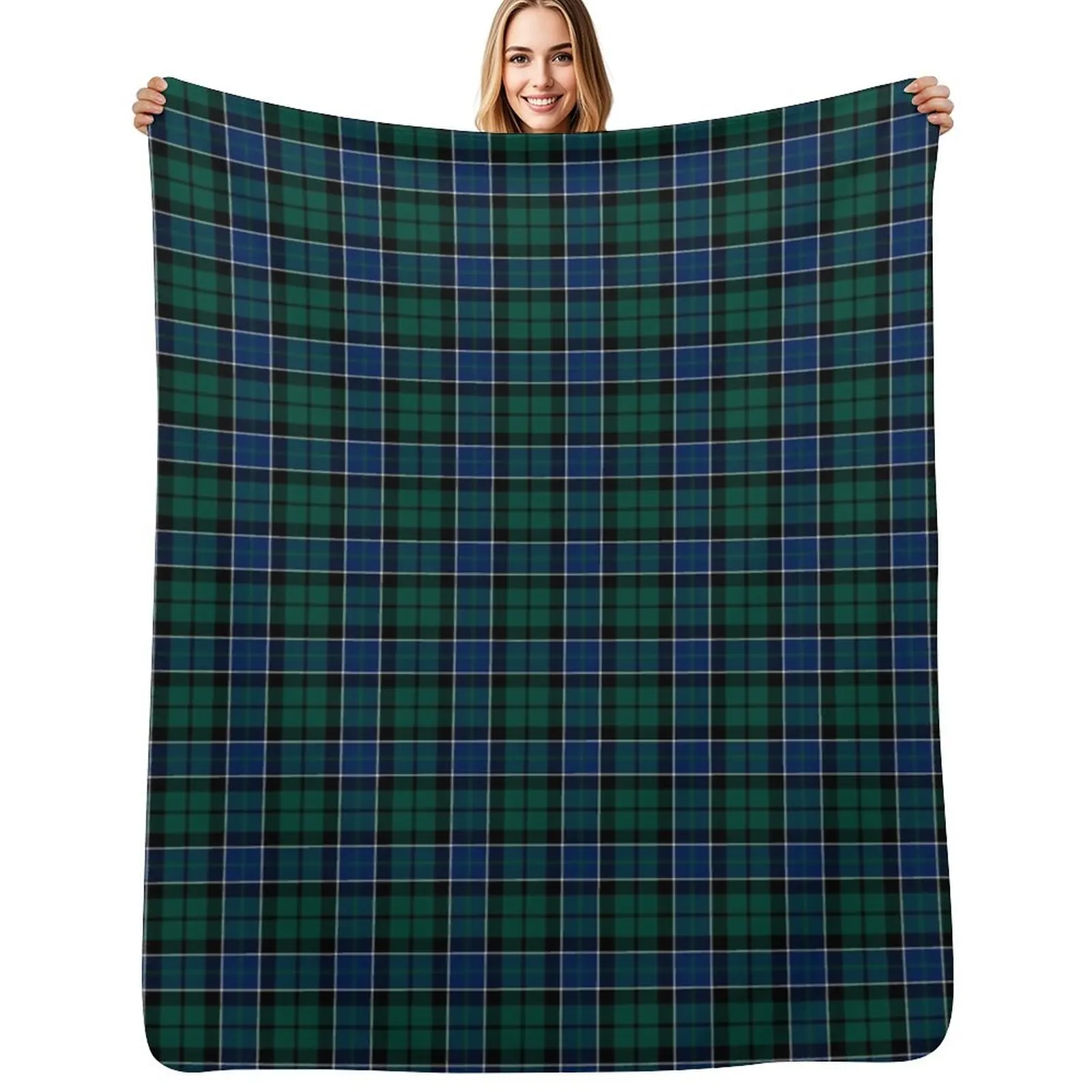

Clan Graham Tartan Throw Blanket for babies Retros valentine gift ideas Picnic Blankets