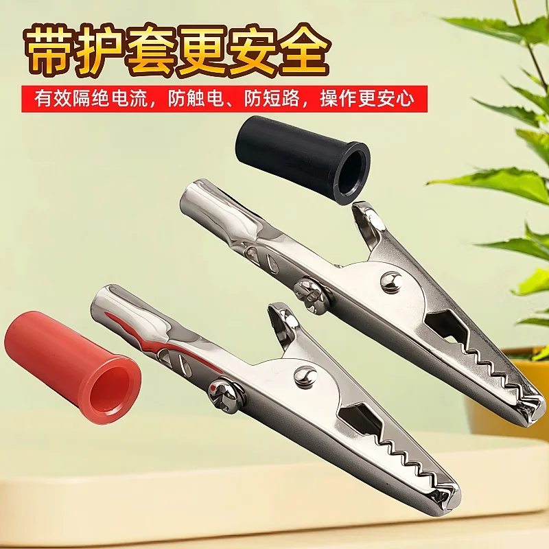 10PCS 5A Electrical Alligator Clips car Battery Clamps For Car Test Probe Crocodile Clip Connector Electrical DIY Tools