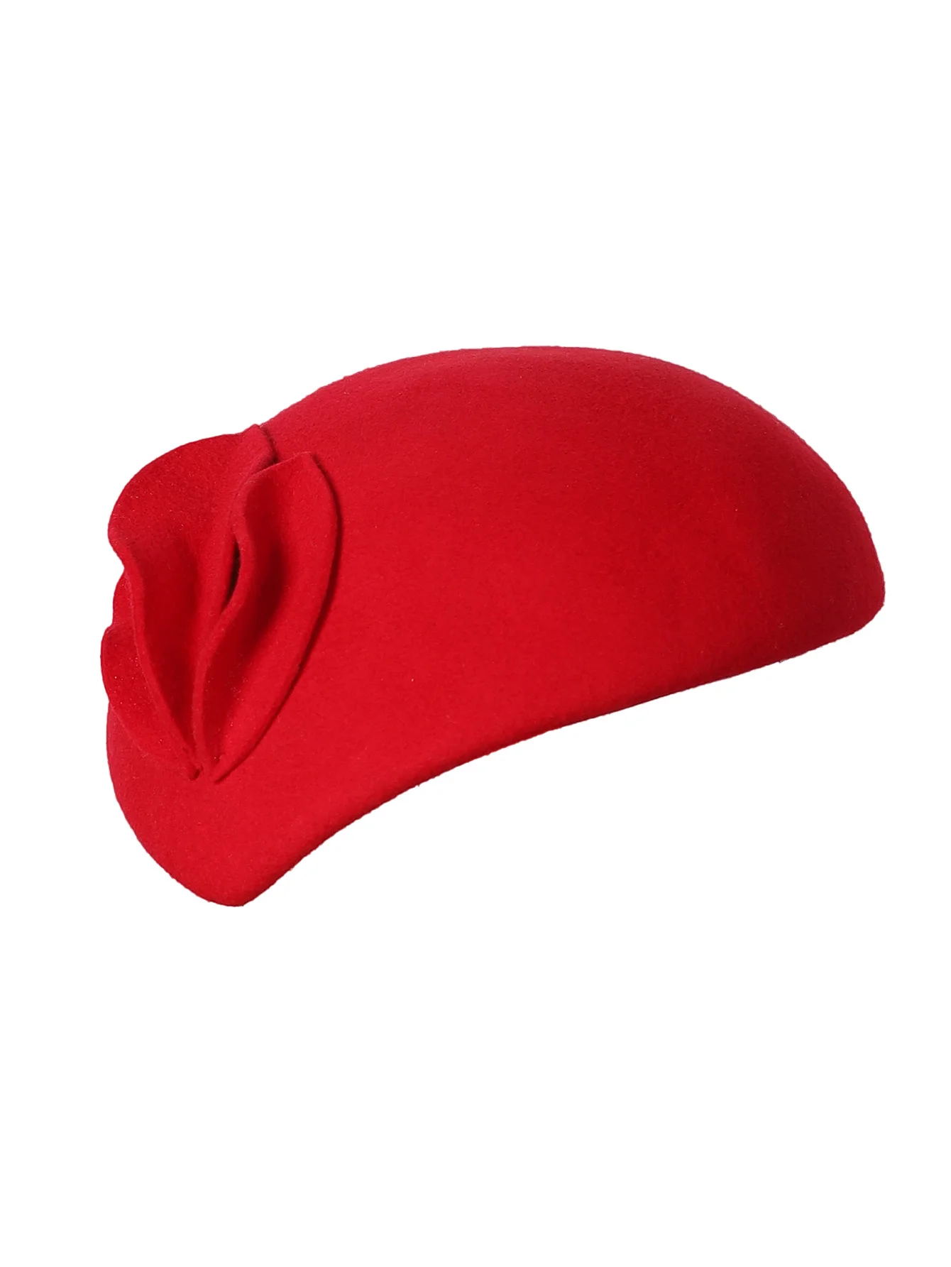 FS Weißer Wollfilz-Fascinator-Hut für Damen und Herren, rosa Pillbox-Hüte, schwarze Hochzeit, Kentucky Derby, Fedora, Chapeau Femme, Partyhut – Detail 7