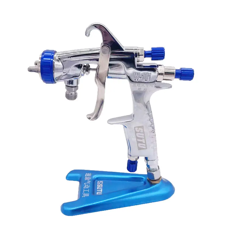 SUTU W-101 Spray Gun 1.3MM Nozzle Painting Guns Oil/Water Based Paint Air Spray Gun Airbrush High Atomization