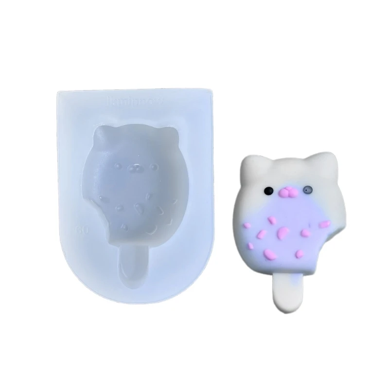 

Safe Silicone Moulds Durable Cartoon Ice Cream Shaped Silicone Crafts Molds