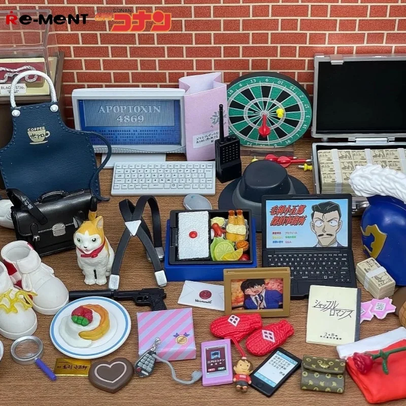 

Genuine Re-Ment Detective Conan Small Days Collection Miniature Scene Prop Decoration Trendy Blind Box Supplies Birthday Gifts