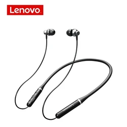 Lenovo XE05 Bluetooth 헤드폰 넥밴드 진정한 무선 이어폰 IPX5 방수 헤드셋이 포함된 스테레오 스포츠 마그네틱 헤드폰