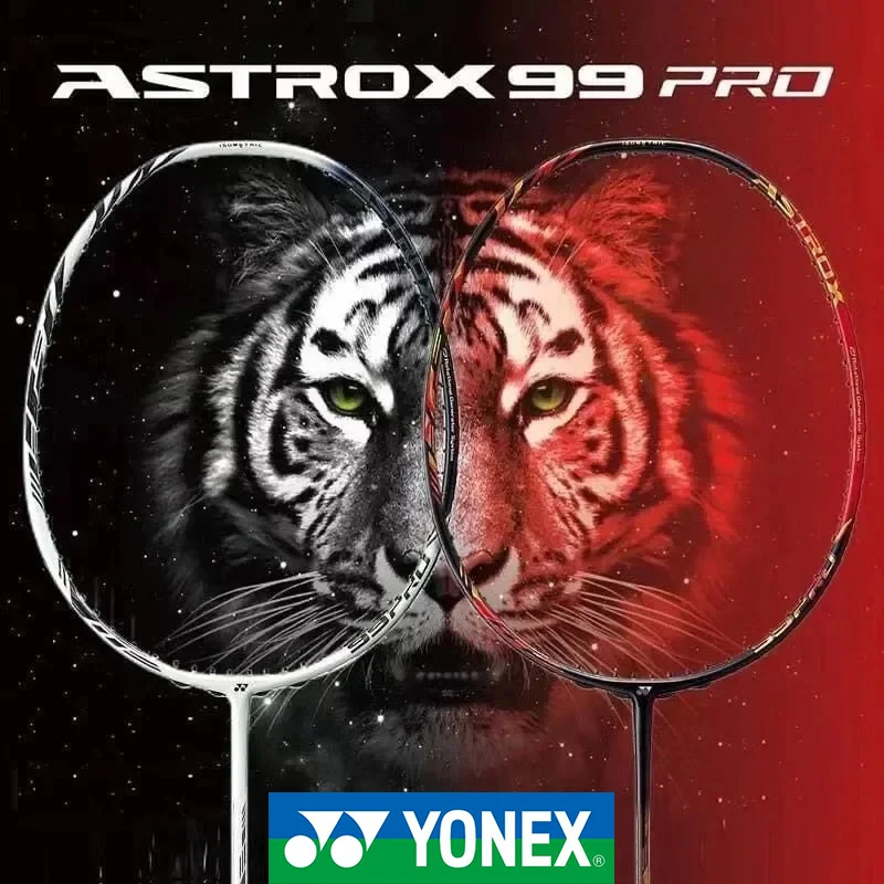 

YONEX High Quality Badminton Racket AX99 Pro White Red String Carbon Fiber Professional Offensive Racket