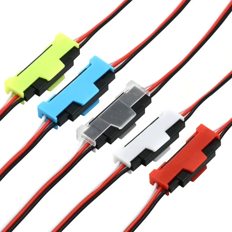 10 stks Servo Verlengkabel Gesp Clips Plastic Koord Sluiting Gezamenlijke Stekkers Bevestiging Houder voor DIY RC Vliegtuig Model Onderdelen