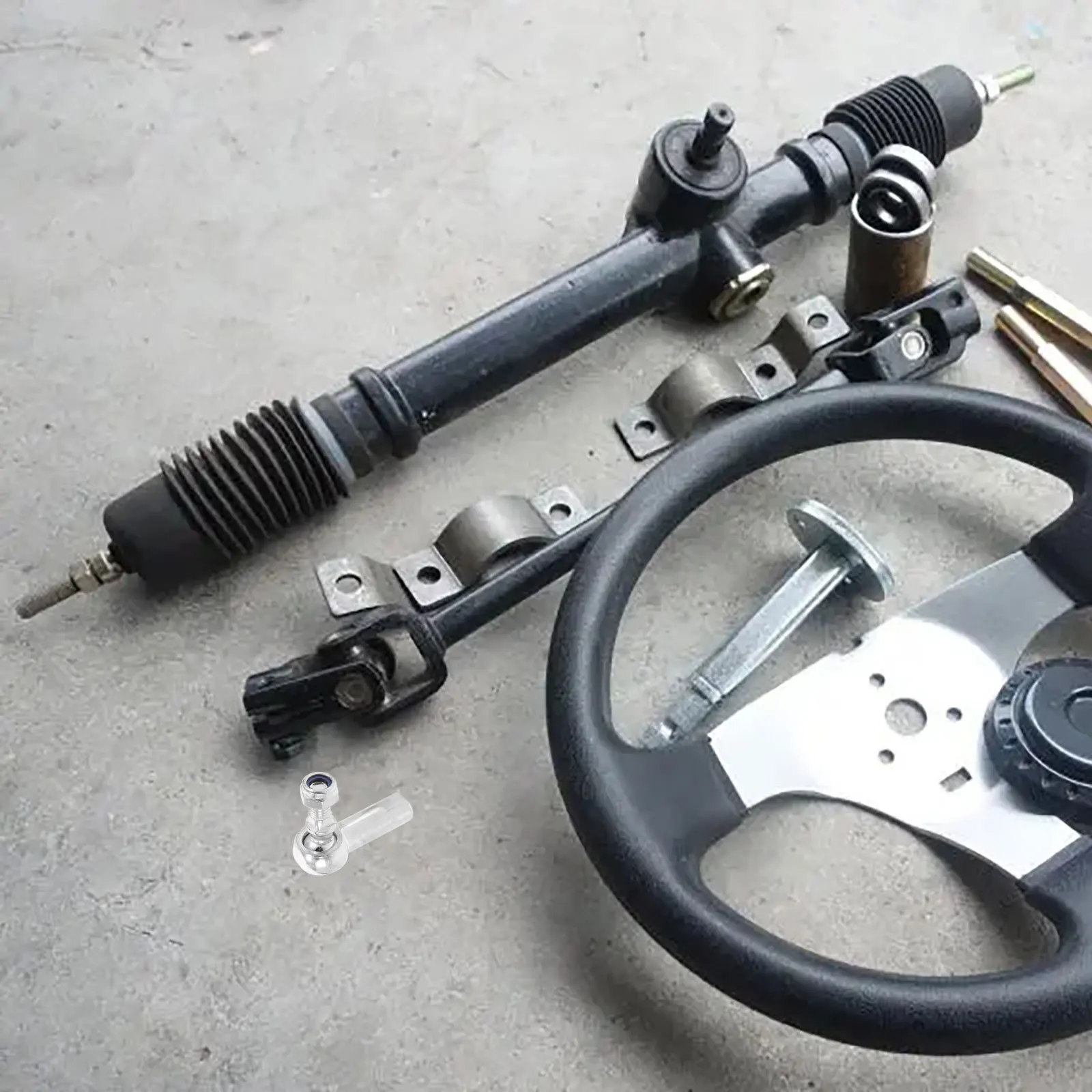 Ujung Batang Kemudi ATV Kanan, Ujung Batang Ban Luar, Ball Joint Logam Tahan Lama, Pengganti Otomotif, Suku Cadang ATV, Suku Cadang Golf Cart