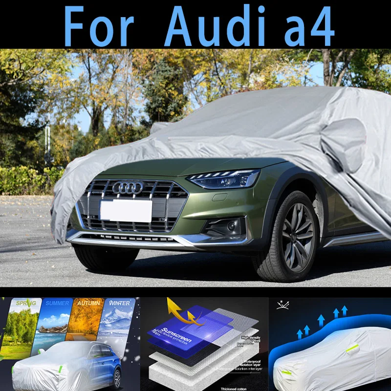 

For Audi a4 Outdoor Protection Full Car Covers Snow Cover Sunshade Waterproof Dustproof Exterior Car cover protection