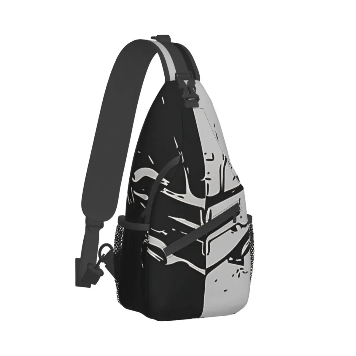 Bolso cruzado de juego espacial muerto, bolso de pecho negro con remake deportivo, mochilas de hombro de moda Unisex para mujer y hombre, mochilas de viaje