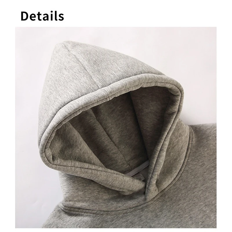 NXXTRESS Fashion Hoodie pria musim semi musim gugur kasual hoodie kaus pria/wanita atasan permen warna Solid Hoodies kaus