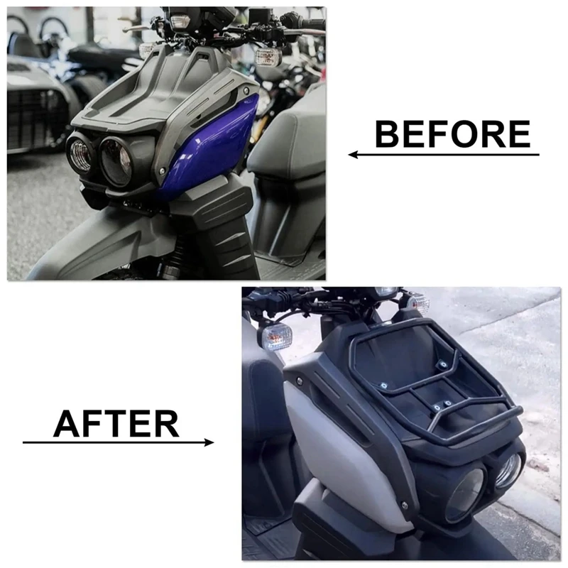 

M0t-rMotorcycle Front Shelf Rack Set Luggage Rack for YAMAHA Zuma 125 2022 2023 2024 Zuma BWS